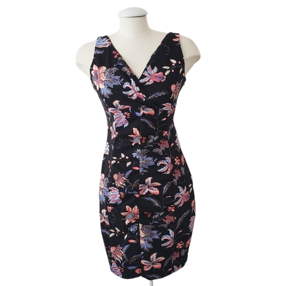 Multicoloured Summer Sleeveless Wiggle Dress - Picture 1 of 5